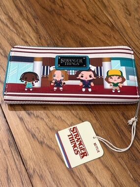 Loungefly Stranger Things Starcourt Mall Chibi Wallet NWT